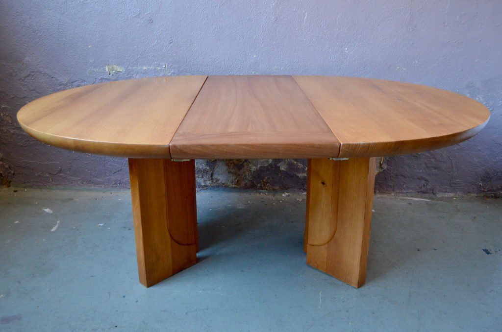 Set di tavolo e panche: Ensemble en orme  Luigi Gorgoni Table et Chaises brutaliste – Usato da COLMAR venduto da Sophiebellelurette 3