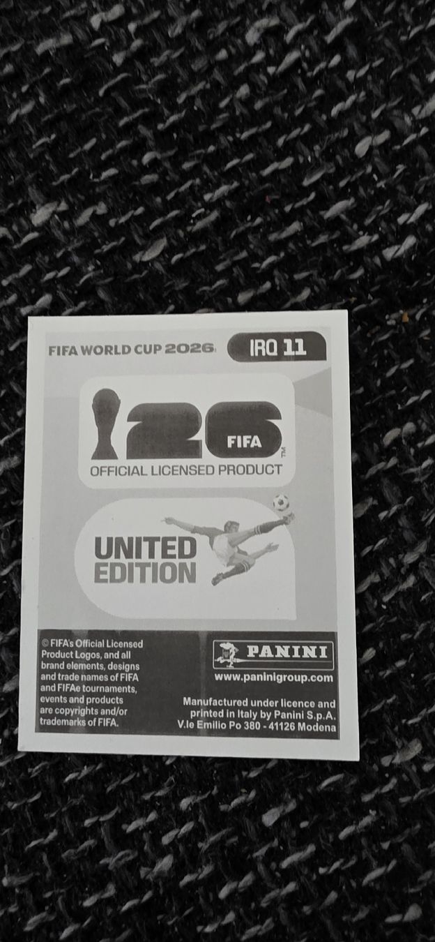 Panini Carte collezionabili: panini irq 11 – Nuovo e nell'imballaggio originale da Oberengstringen venduto da Jocker-80