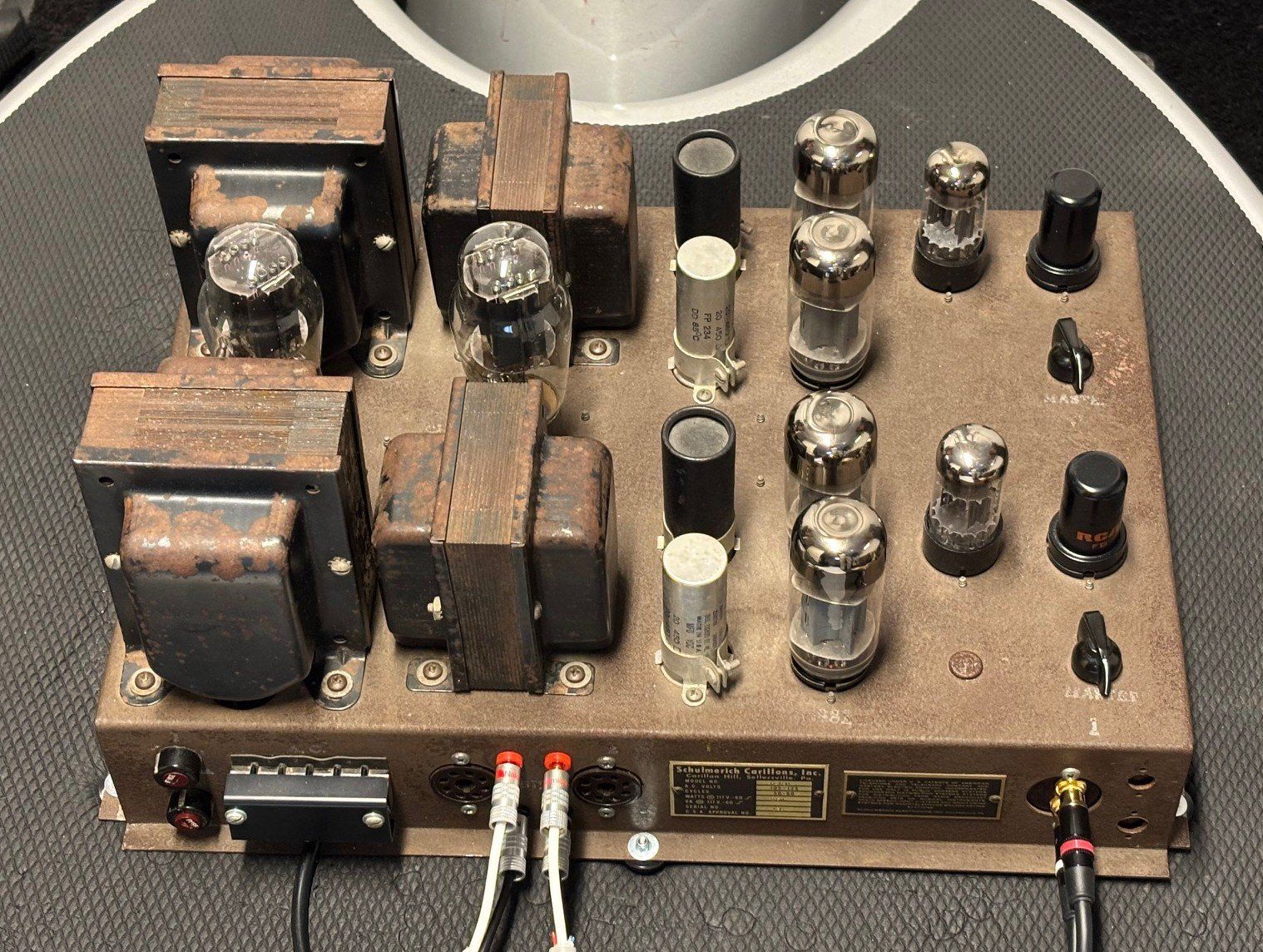 Amplificatori: Schulmerich,  extrem seltene 220V  Stereo Endstufe – Usato da Farvagny-le-Grand venduto da Mr.Hood