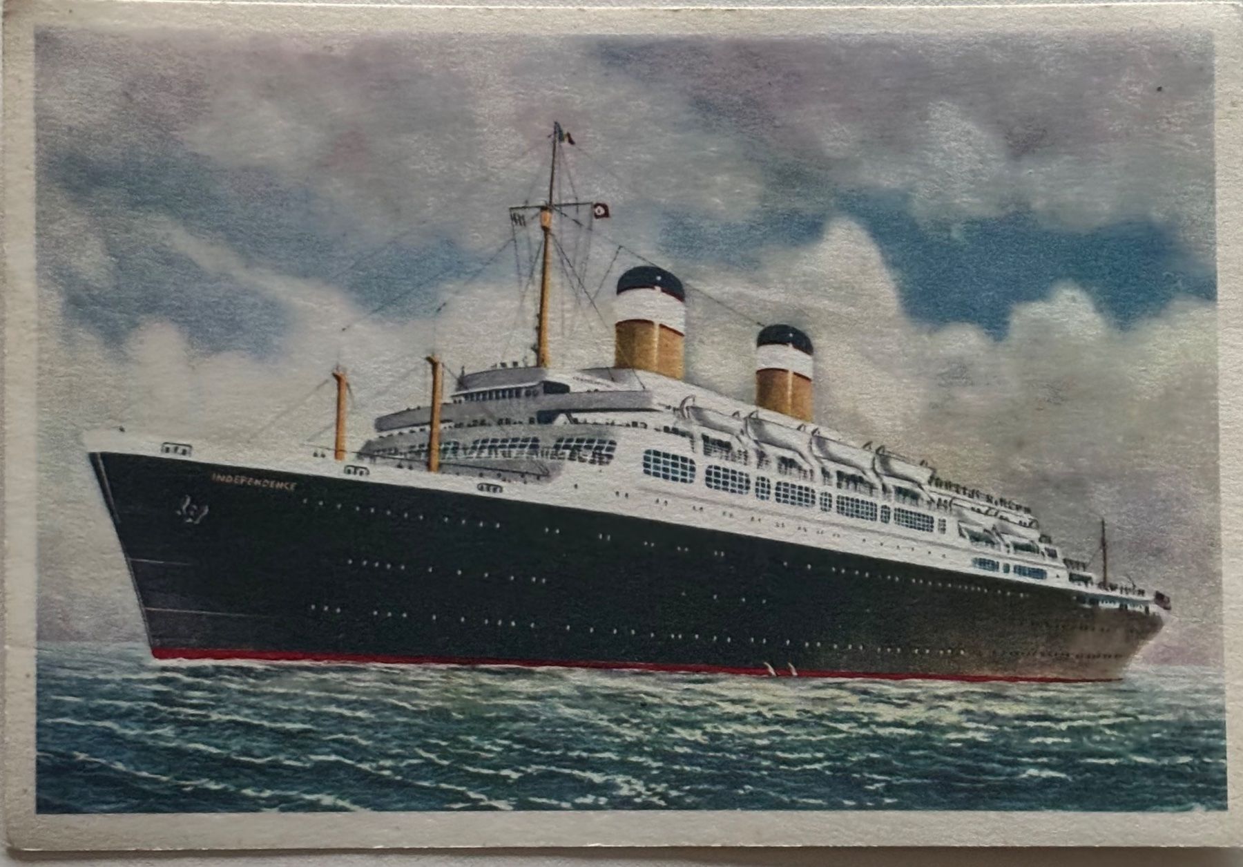 Cartoline postali: USA, Liner, American Export Liner – Usato da Frauenfeld venduto da Merk52