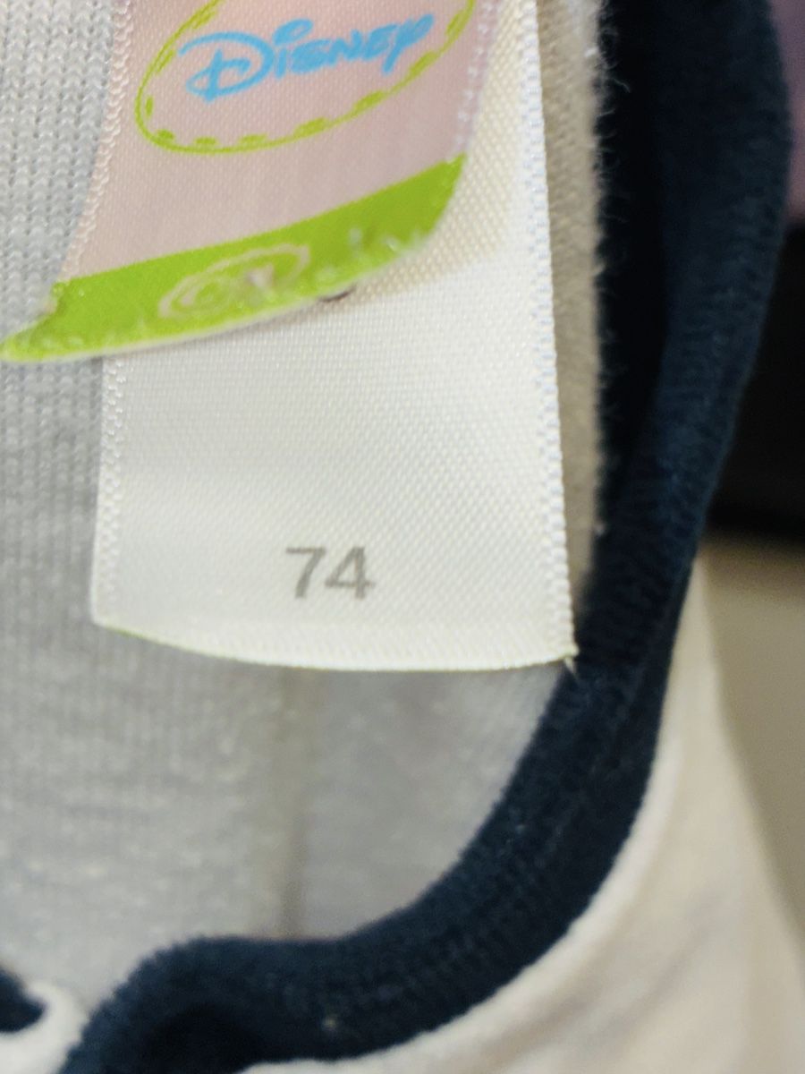 C&A Pigiama & Simili: Disney C&A Mickey Mouse Strampler grau gestreift Grösse 74 – Usato da Wettingen venduto da hak_52m8 1