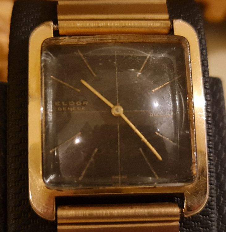 Montre Eldor Geneve Diagonal – À Réviser Ou Pour Pièces