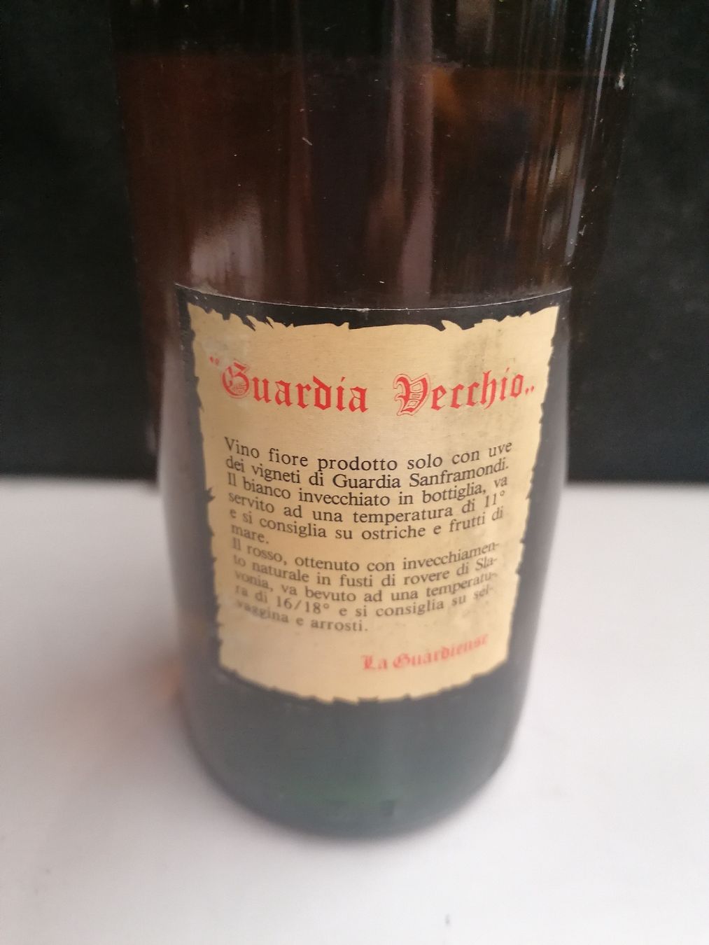 Spirituosen: GUARDIA VECCHIO – Neu (gemäss Beschreibung) aus Genève von Leboucheoreilles 5