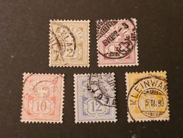 CH 1882 Ziffermuster 45-49 SBK Fr. 1'315.--