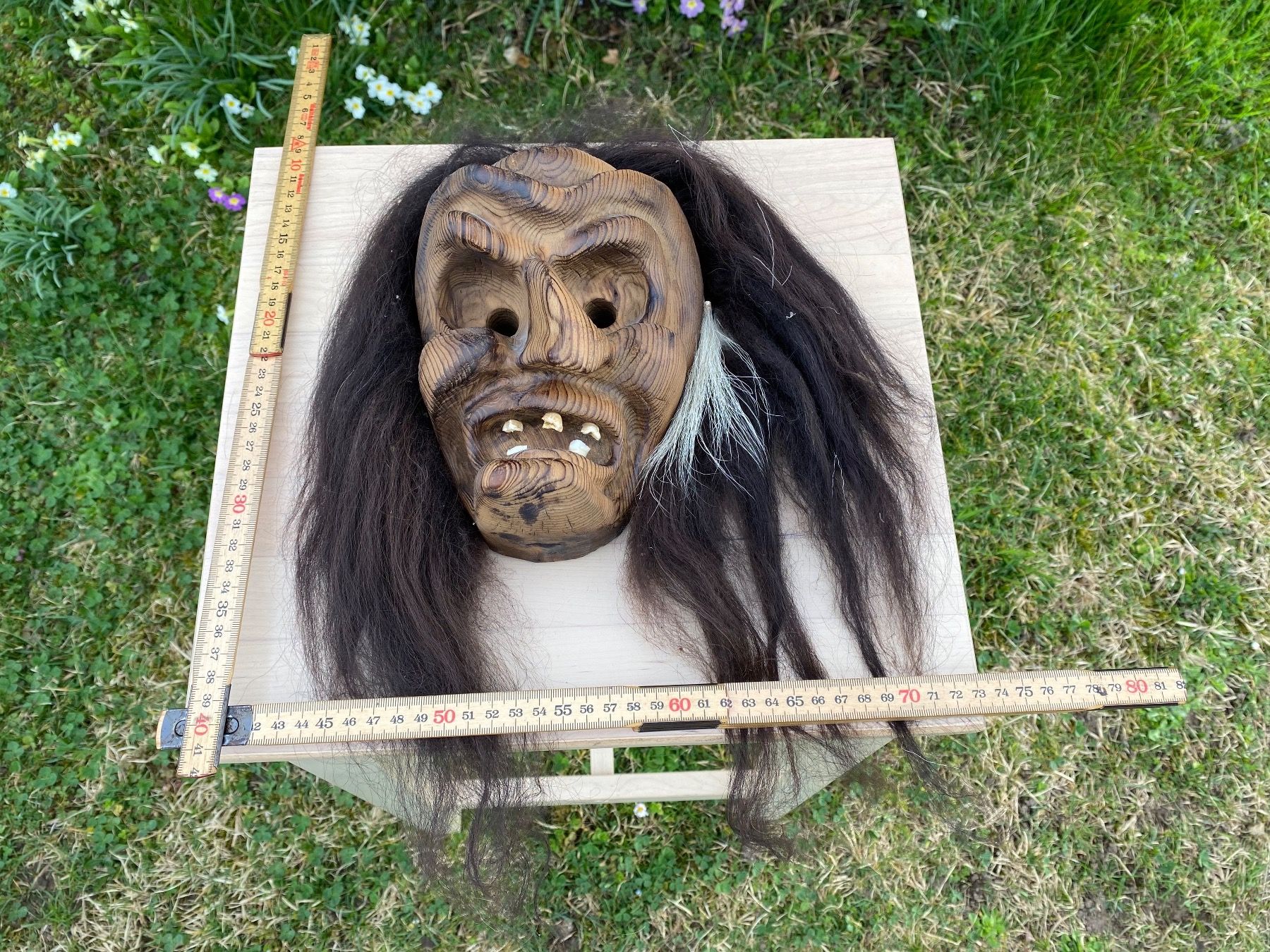 Sonstige Antiquitäten & Kunst: sehr schöne Walliser / Lötschentaler Holzmaske – Gebraucht aus Feldbach von Fea1 9