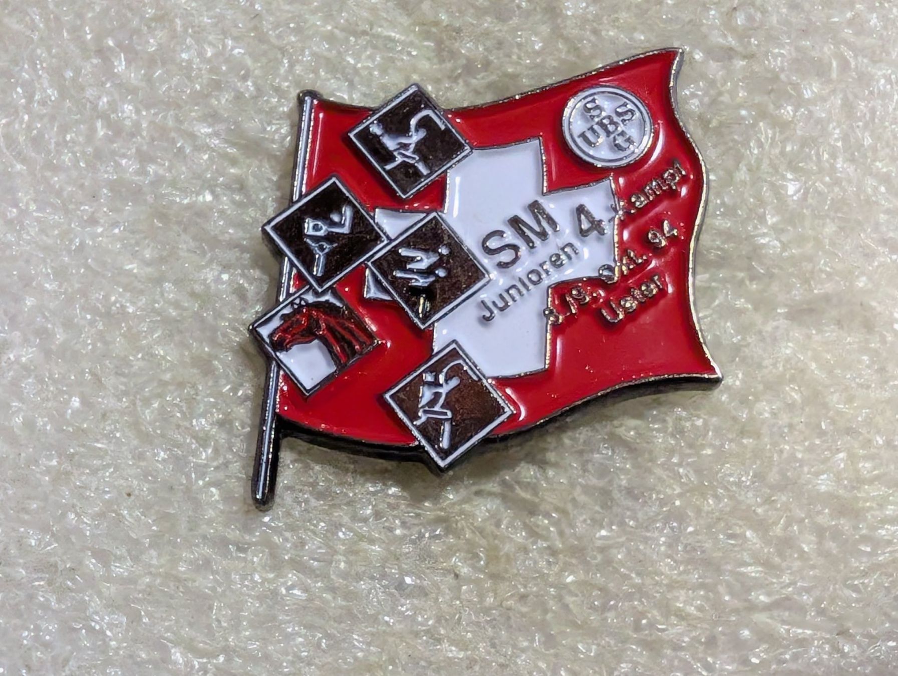 Placchette & Badge: Ansteckpin 159: SM Junioren – Usato da Oppligen venduto da Pin-Fall-Shop