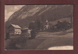 L'ETIVAZ - Eglise - 1919