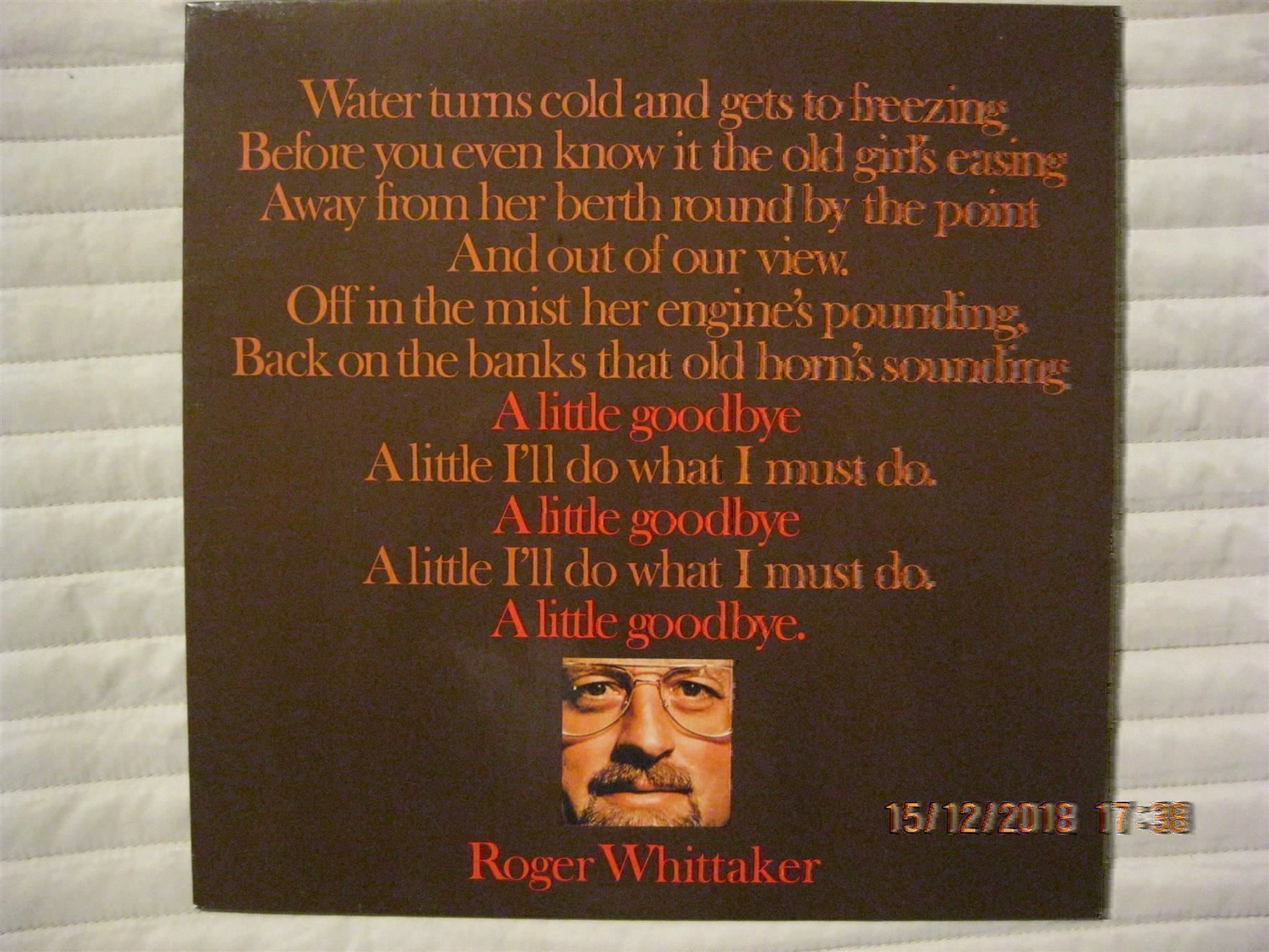 Dischi in vinile: Roger Whittaker A Little Goodbye Vinyl – Usato da Affoltern am Albis venduto da Andrezc