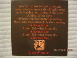 Roger Whittaker A Little Goodbye Vinyl