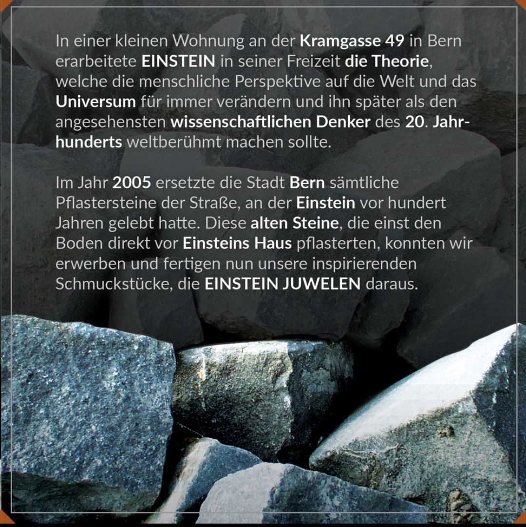 Tutte le decorazioni: Original Pflasterstein von vor dem EINSTEIN-Haus in Bern – Usato da Büren an der Aare venduto da vivendofeliz 4