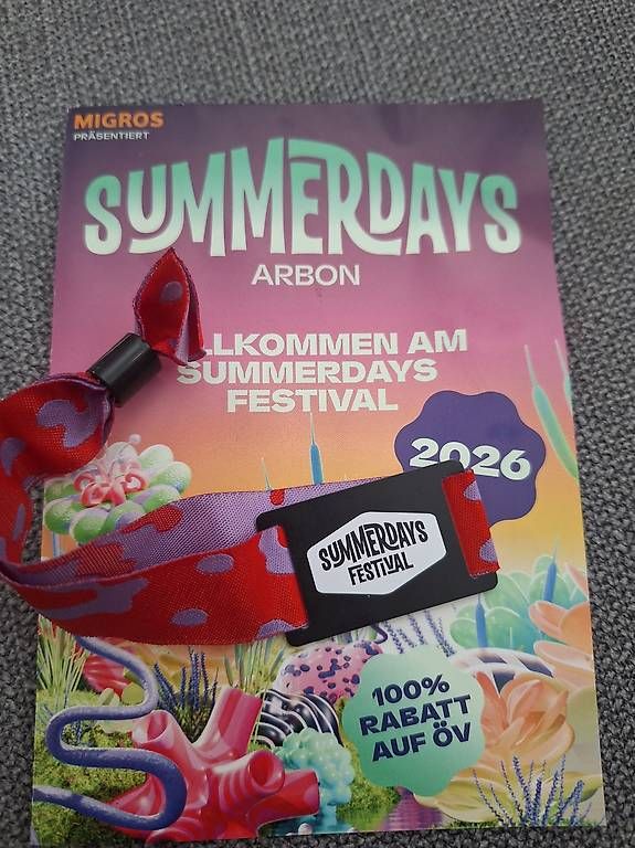 Tickets: Summerdays Arbon Samstag Ein-Tagespass – Neu (gemäss Beschreibung) aus Rorschach von sar_7m77
