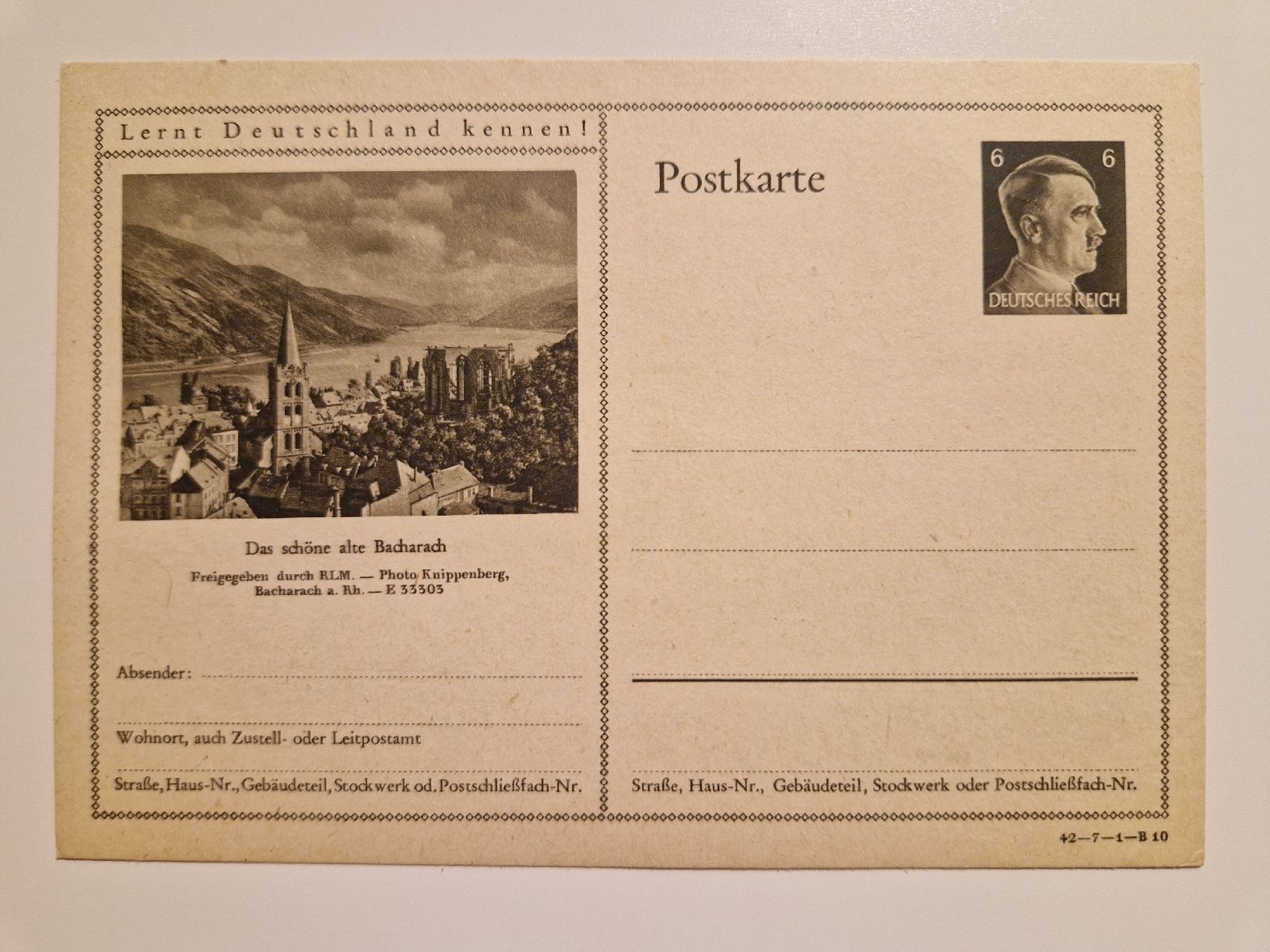 Tous les timbres: Deutsches Reich Postkarte – Neuf (Voir description) à St. Gallen par Enrico_SG