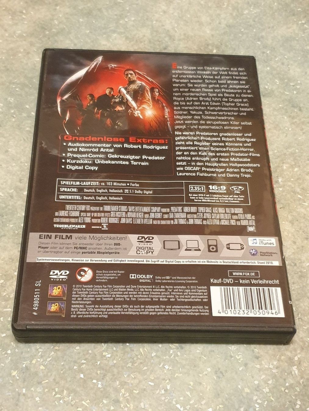 Tutti i DVDs: Predators – Usato da Rothenthurm venduto da Lord-Ren 1