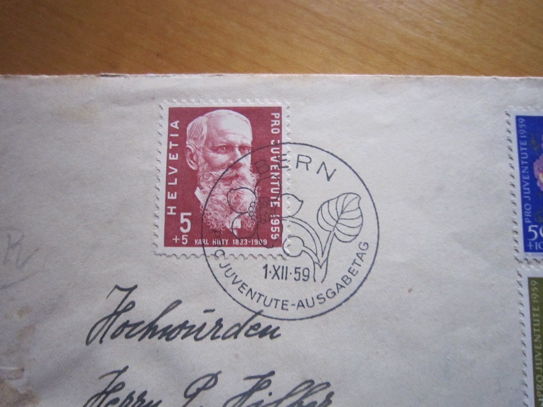 Tous les timbres: PJ 1959 FDC R-Brief – D'occasion à Gordola par Polentaefung 1