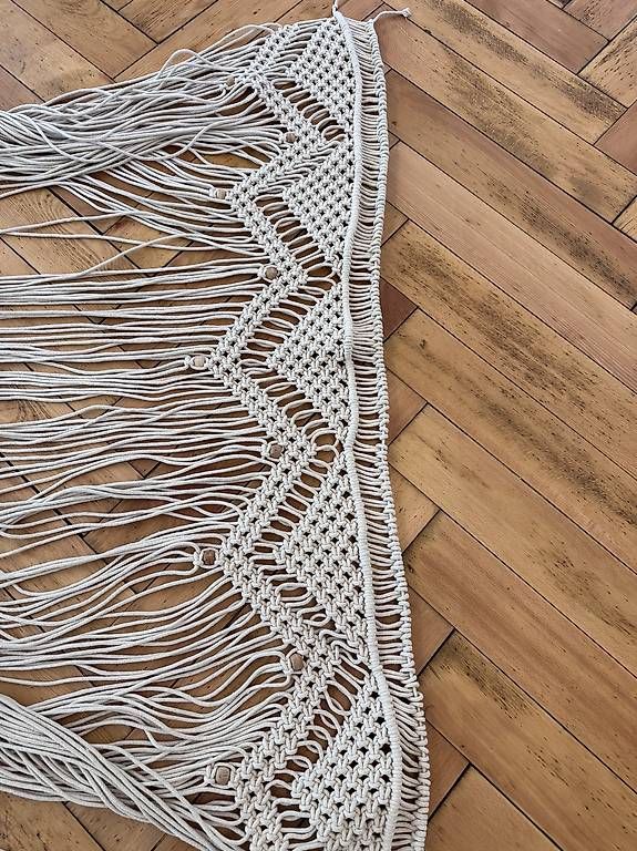 Vorhänge: Boho Makramee Vorhang nature – Gebraucht aus Schönenwerd von Nilibo