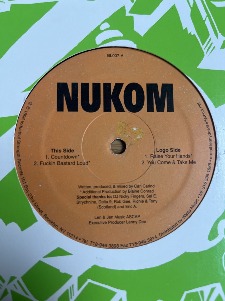 Dischi in vinile: Nukom Hardcore / Gabber Vinyl – Usato da Wangen b. Olten venduto da break72 1
