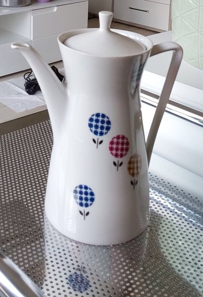 Teekannen: Retro Kaffee/Teekanne – Neu (gemäss Beschreibung) aus Aarburg von Glitzerschein