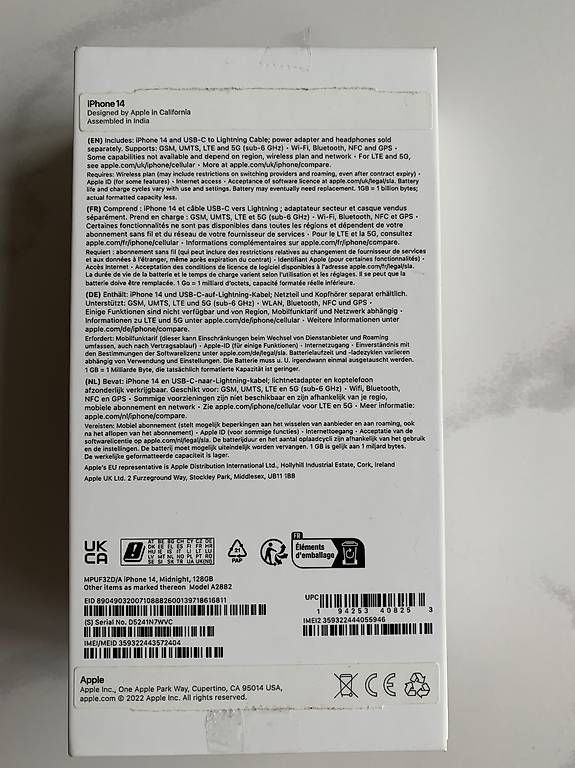 Telefoni cellulari / Smartphones: I Phone 14 – Usato da Frauenfeld venduto da Mercedes119 3
