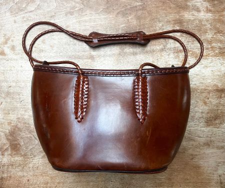Wunderschöne, handgefertigte Handtasche aus edlem Leder