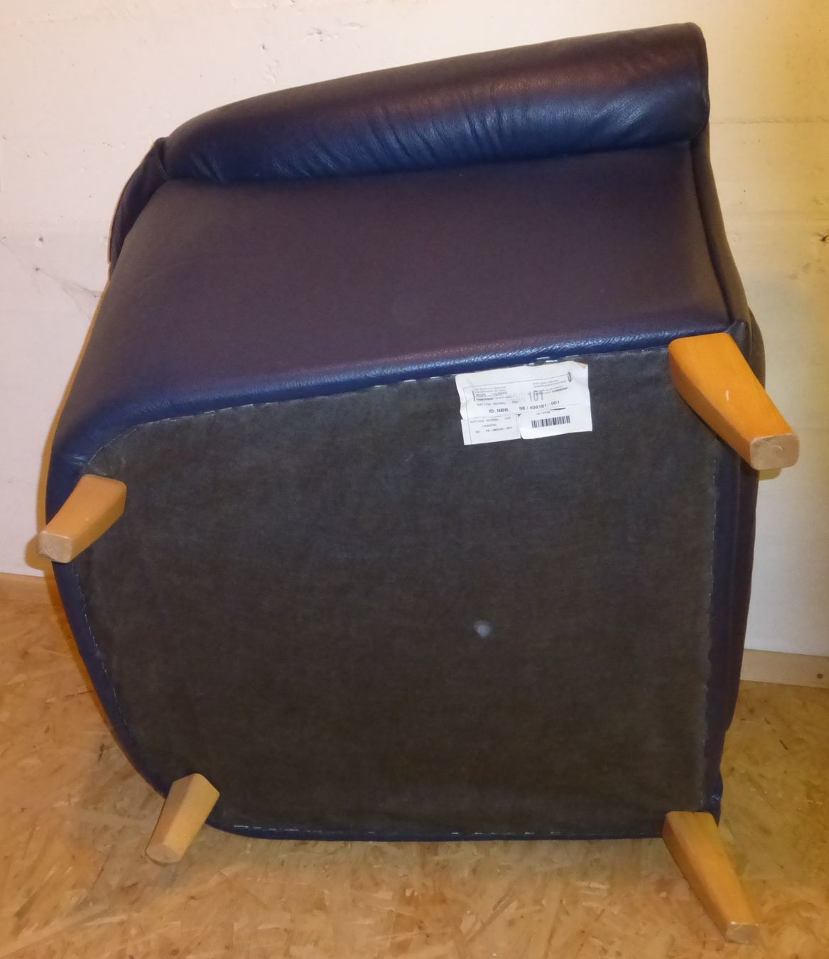 Poltrone: Leder polstersessel blau – Usato da Winterthur venduto da ricofly 8