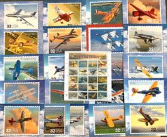 1997 USA Flugzeuge American Aircraft 20 Postkarten+ Bogen **