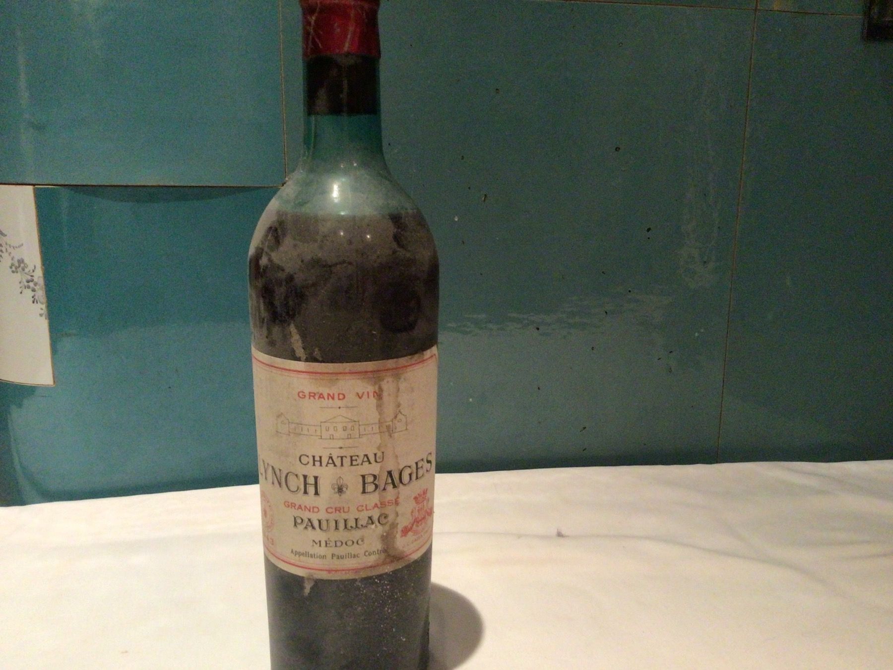 Lynch Bages Vino: Lynch Bages 1943 – Usato da Schleinikon venduto da Laegern99