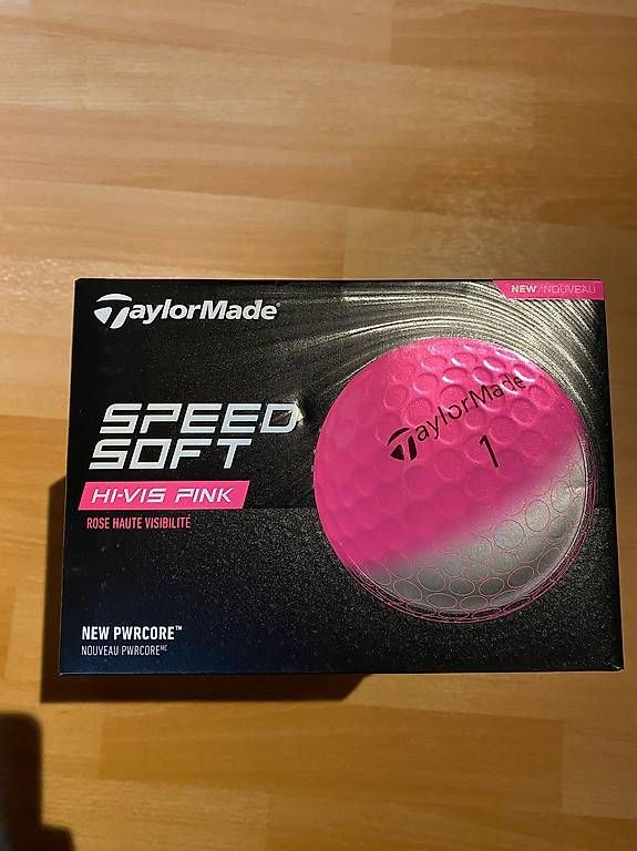 Taylor Made Palloni: TaylorMade Speedsoft Pink – Nuovo e nell'imballaggio originale da Aarberg venduto da GolFamin