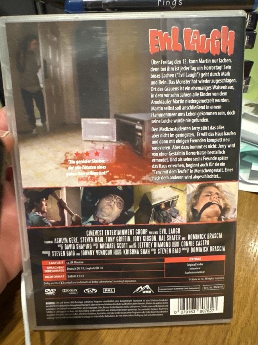 Tutti i DVDs: Evil Laugh dvd – Usato da Benken ZH venduto da Audi-erich 1