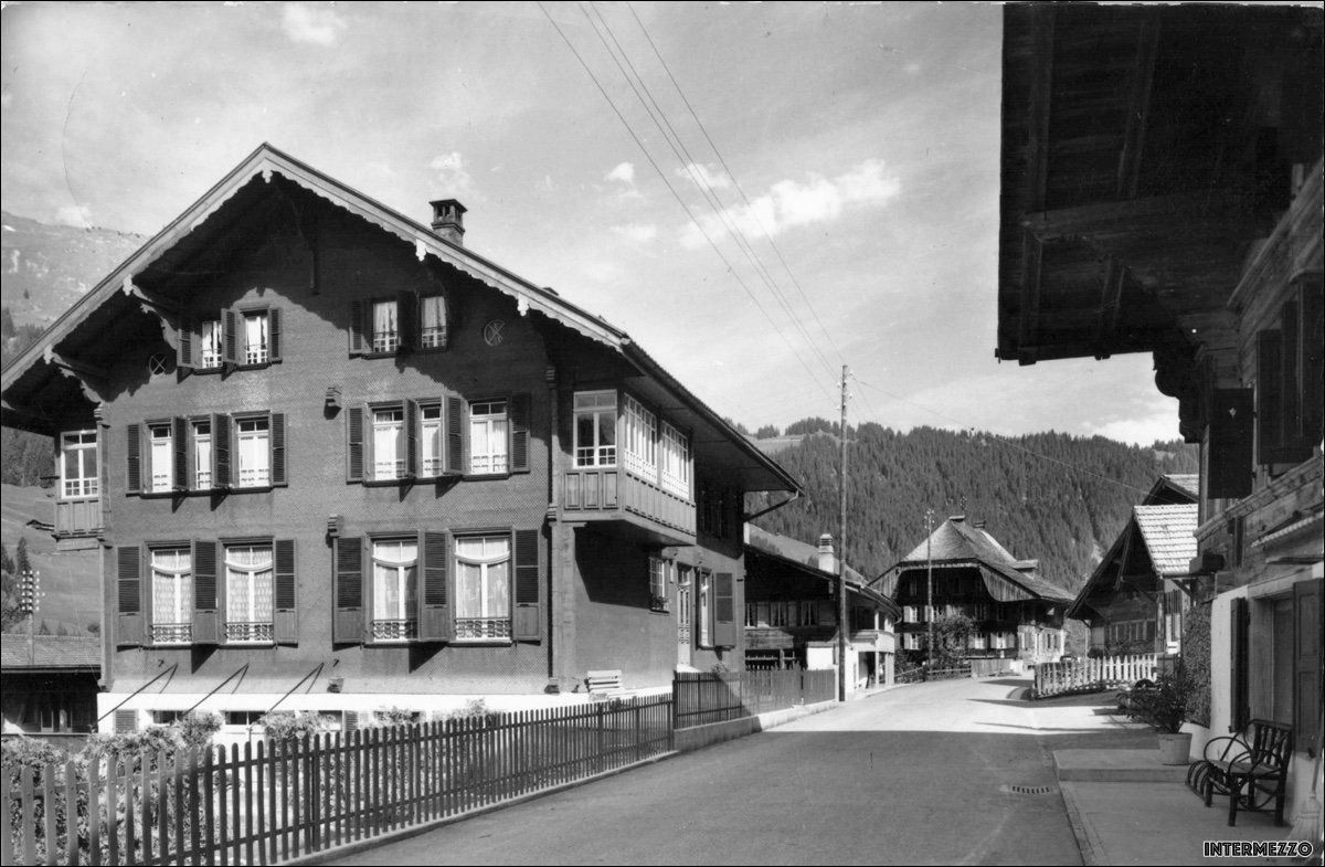 Cartoline postali: St. Stephan BE // Lerchhaus 1955 – Usato da Basel venduto da intermezzo12