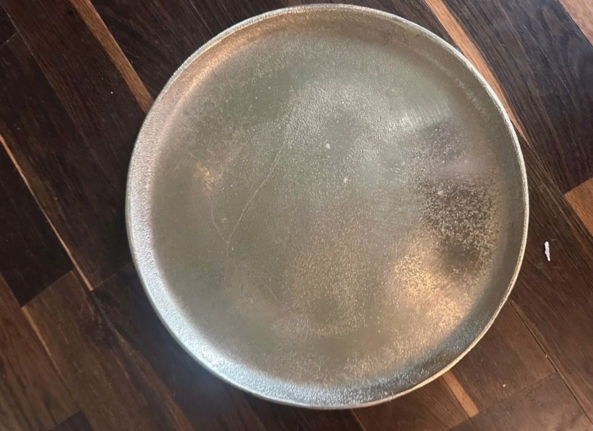 Assiettes: Große goldene Deko Schale /Platte – D'occasion à Balgach par ren_xy57