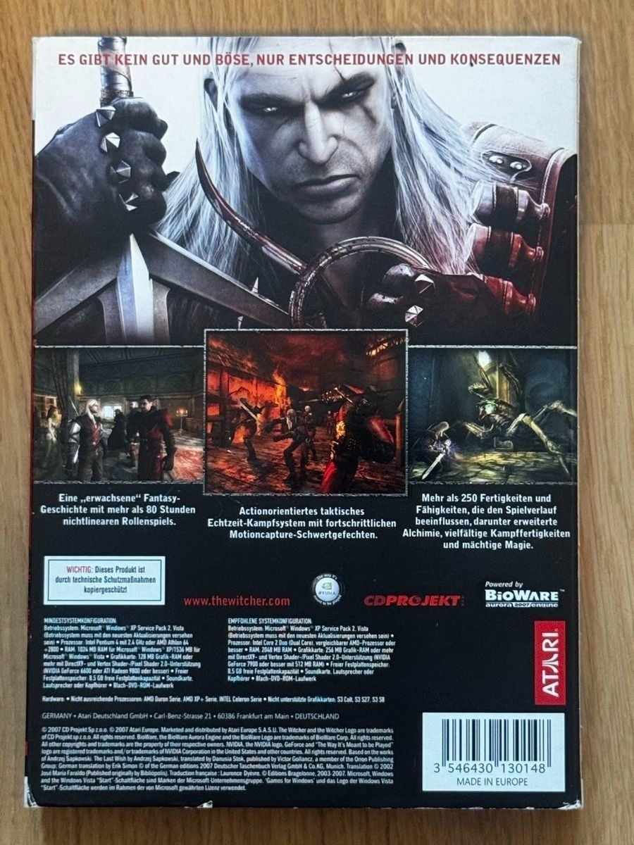 Giochi: The Witcher - CIB - PC – Usato da Uster venduto da GamesAndStuff 2