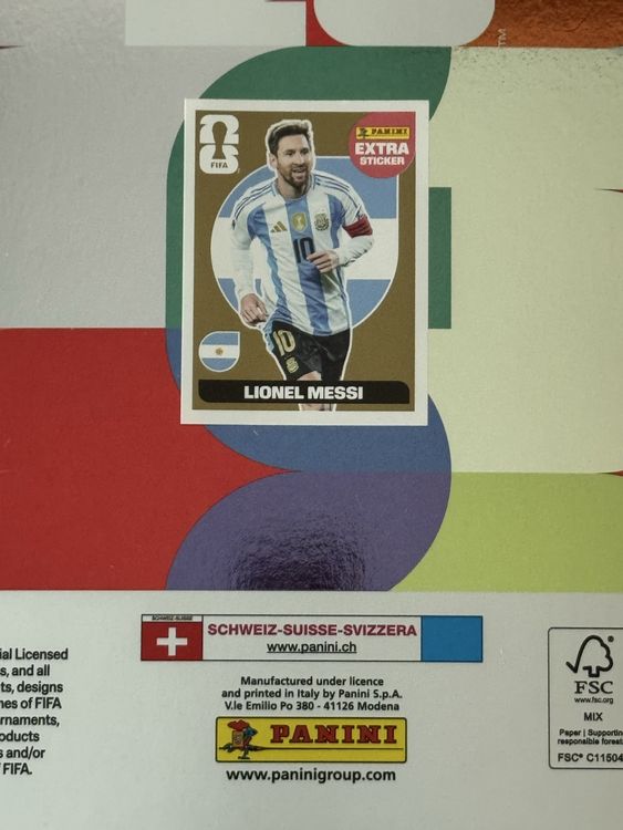 Panini FIFA WM 2026 Extra Sticker, Lionel Messi Gold (Neu (gemäss ...