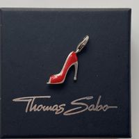 Thomas Sabo Absatzschuh Rot Charms Silber 925