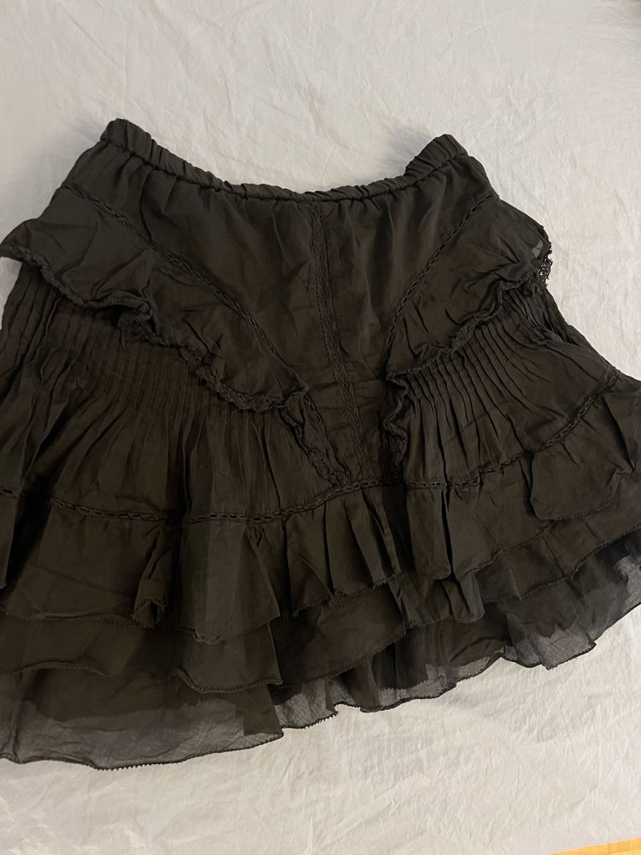 Isabel Marant Gonne: Isabel Marant Etoile Rock Grösse 36 schwarz Ruffles mit  – Usato da Zürich venduto da sop_xbd7