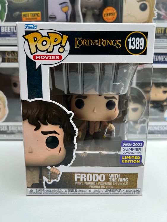 Funko POP Movies Le Seigneur des Anneaux Frodo with the Ring (Neu und ...