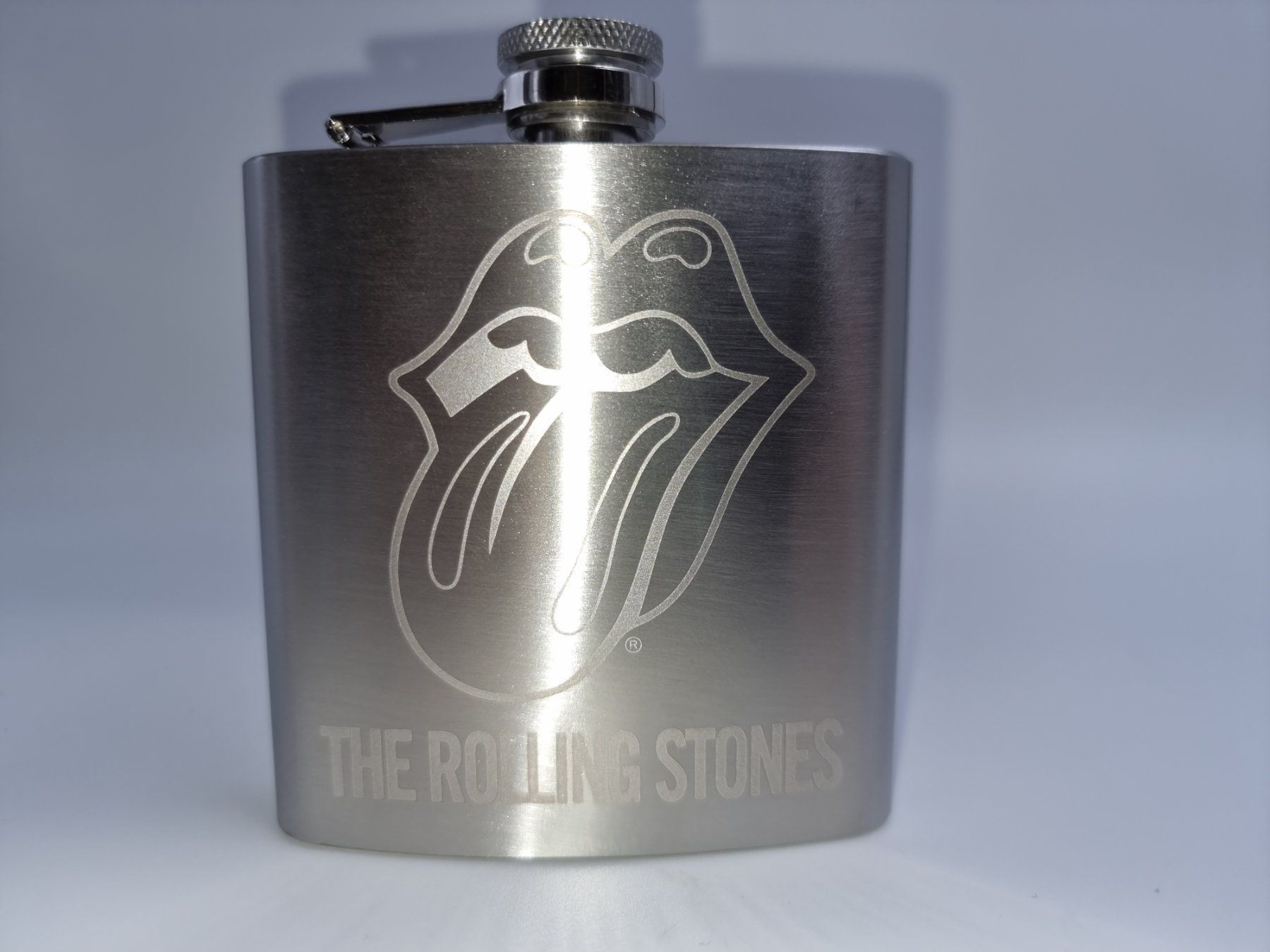 Borracce & Thermos: Flachmann The Rolling Stones Edelstahl – Nuovo e nell'imballaggio originale da Herisau venduto da ZelliZone 1