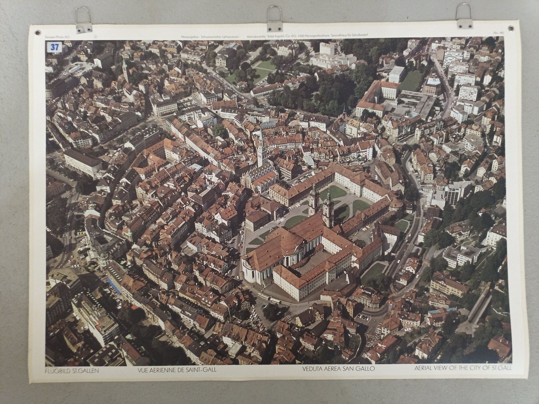 Foto & Immagini: Schulwandbild 180 Flugbild St. Gallen – Usato da Zürich venduto da danihell
