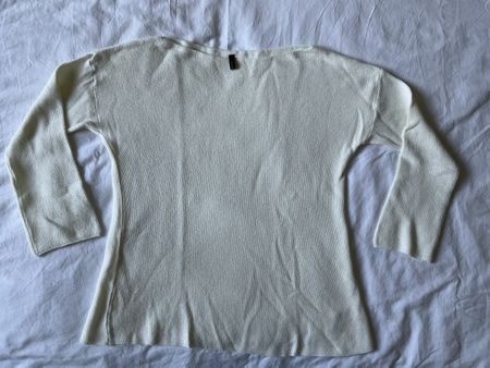 Pull Benetton Blanc Cassé Taille S