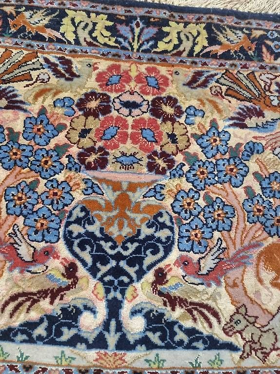 Teppiche: 55×66 Perser Keshan Handgeknüpft – Gebraucht aus Olten von OrientDeko 3