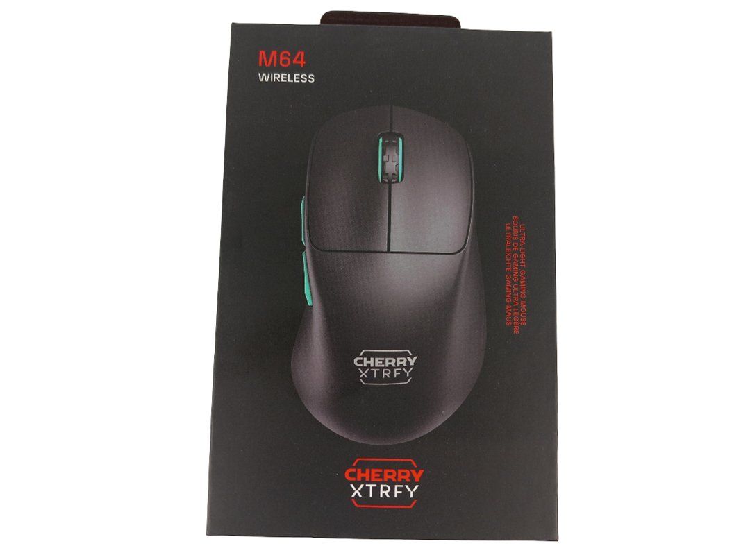 Maus: CHERRY xtrfy M64 Mouse (Wireless; Black) – Gebraucht aus Hünenberg von Restwert_Zug