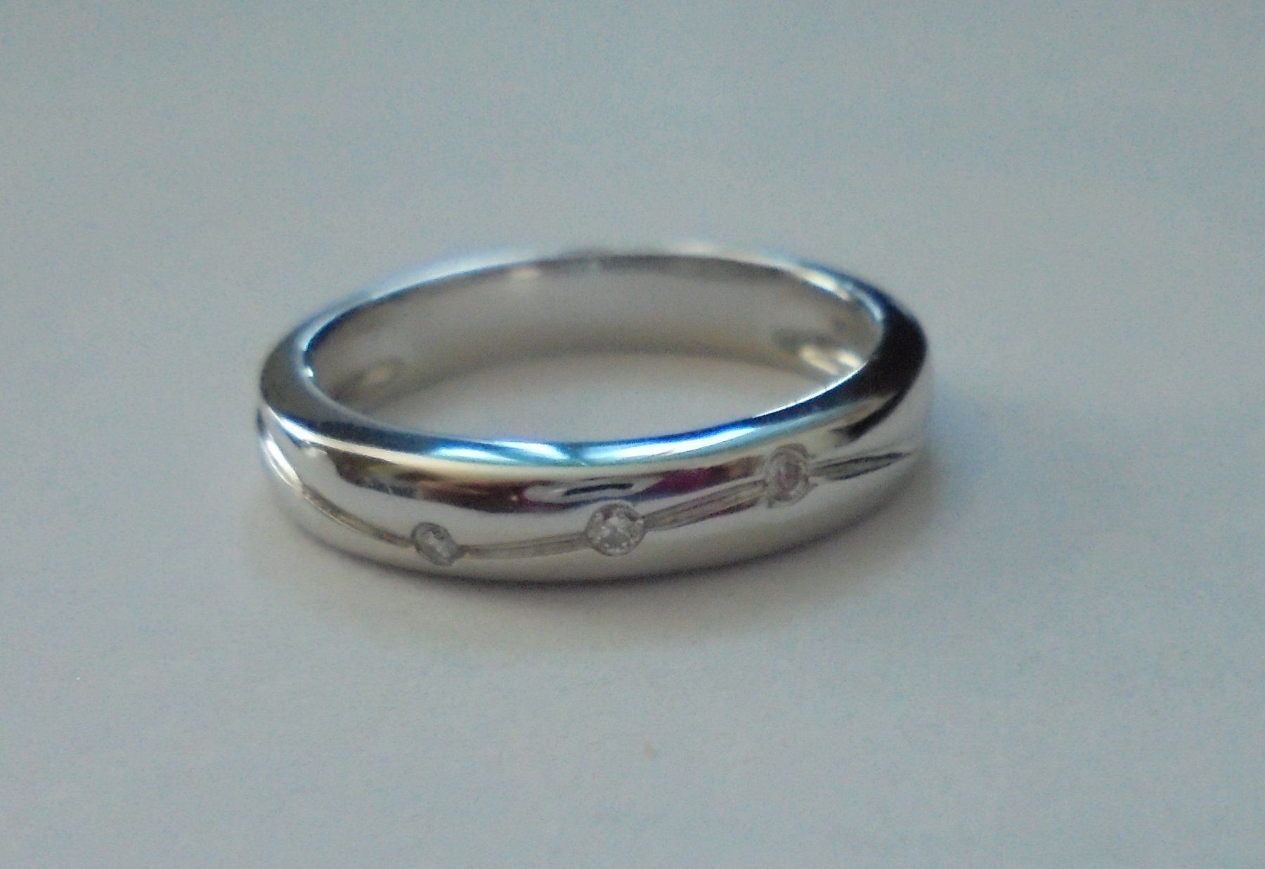 Bagues: Echtschmuck: Brillant-Silberring mit 3 Diamanten 17/53 – Neuf (Voir description) à Zuchwil par maumauchi 8