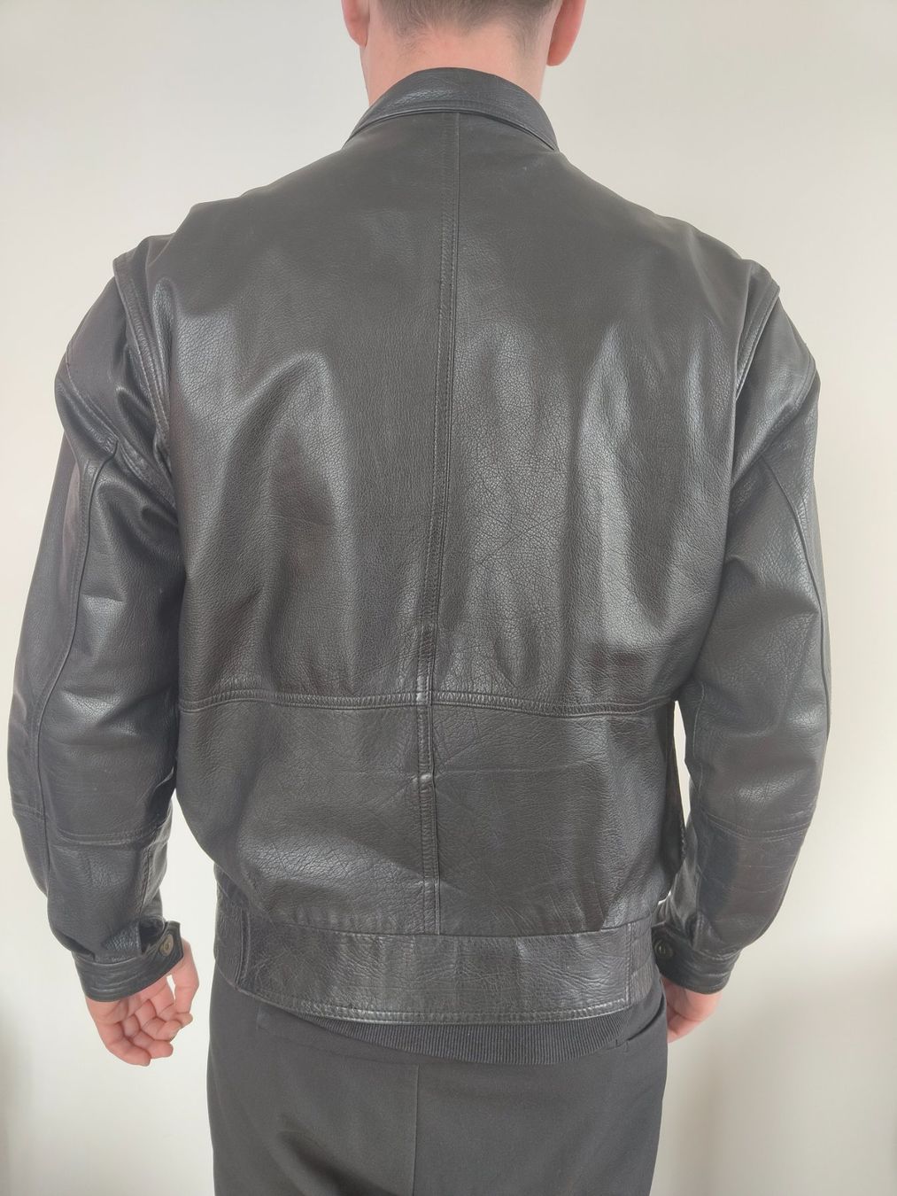 Giacche: Schwarze Lederjacke (Vintage) – Usato da Zürich venduto da Slevin2710 7