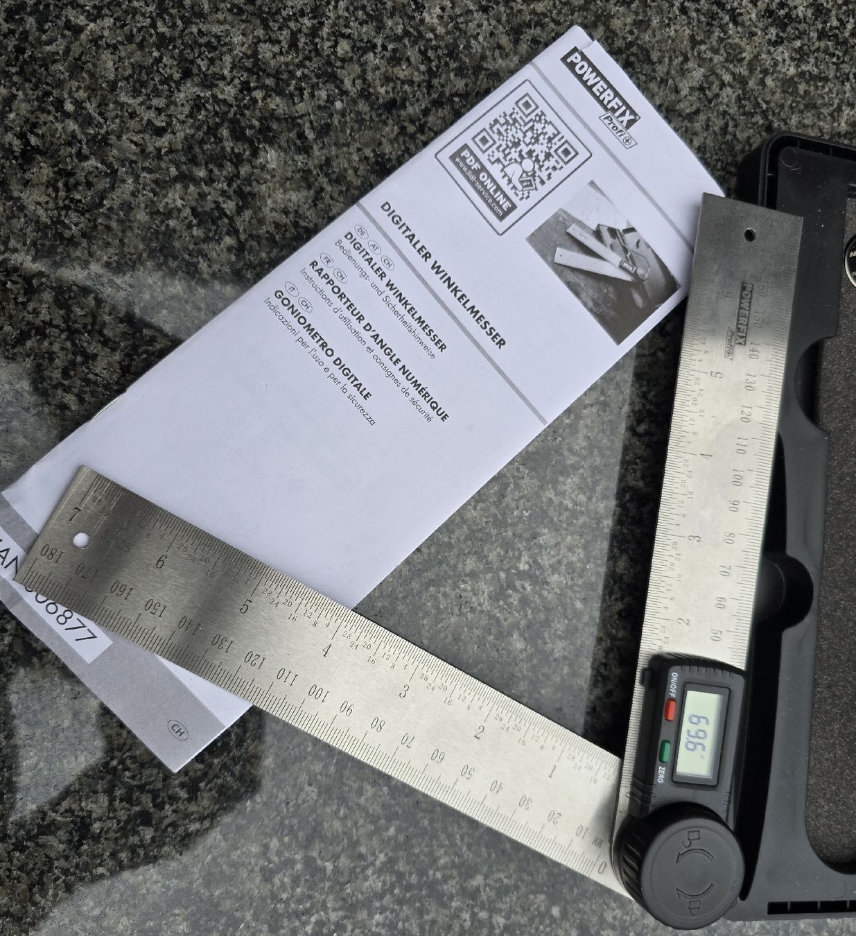 Tutti gli attrezzi: Digitaler Winkelmesser Powerfix Profi mit Anleitung & Box -  – Usato da Walkringen venduto da Vanuca 3