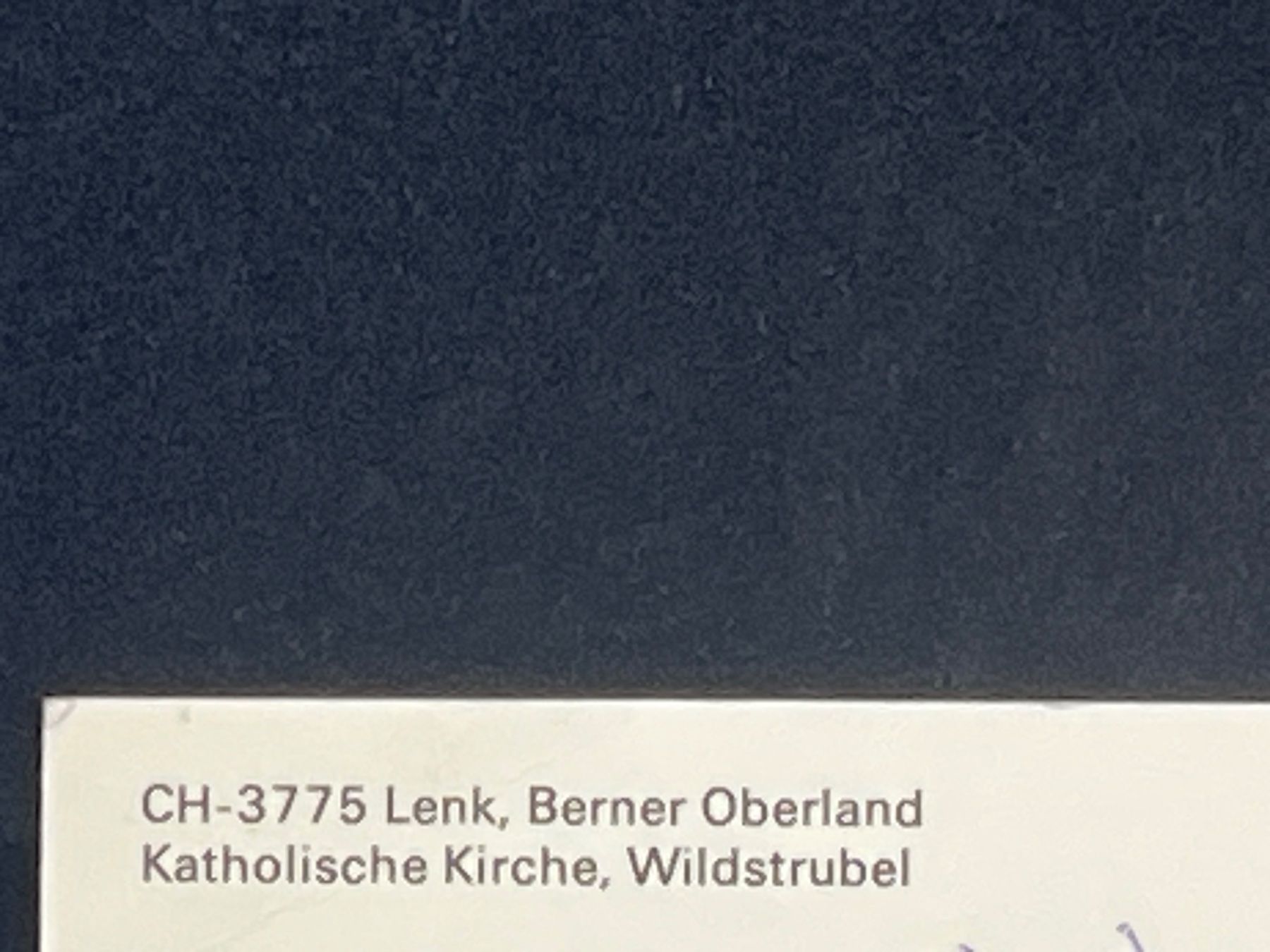 Cartoline postali: Ansichtskarte: Lenk, B. Oberland, Kath. Kirche, Wildstrubel – Usato da Widnau venduto da Brusi9 2