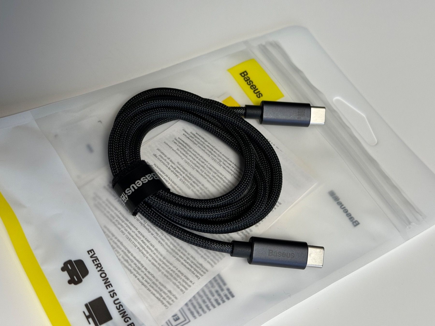 Baseus Cavi: 100W USB-C Kabel 1m z.B. Apple iPhone Air 17 Pro Max – Nuovo e nell'imballaggio originale da Olten venduto da Lamb_of_God