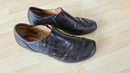 Schuhe von Gabor, Leder, vintage, Gr. 6 1/2, braun
