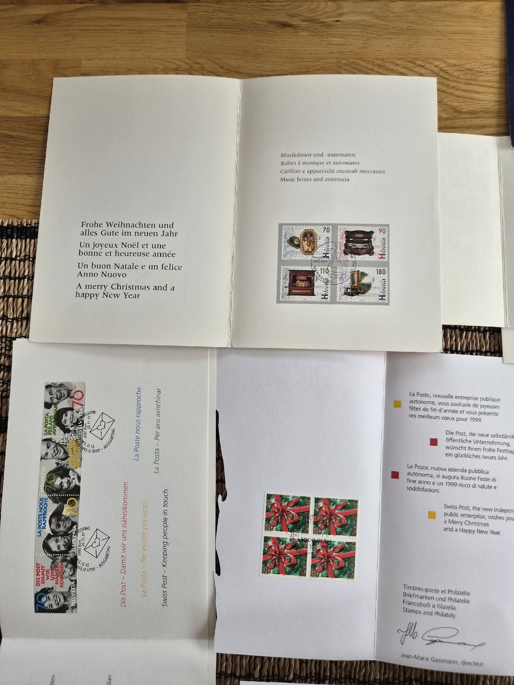Alle Briefmarken: 15 feuillets de timbres Suisses – Gebraucht aus Vionnaz von Rcf1 1