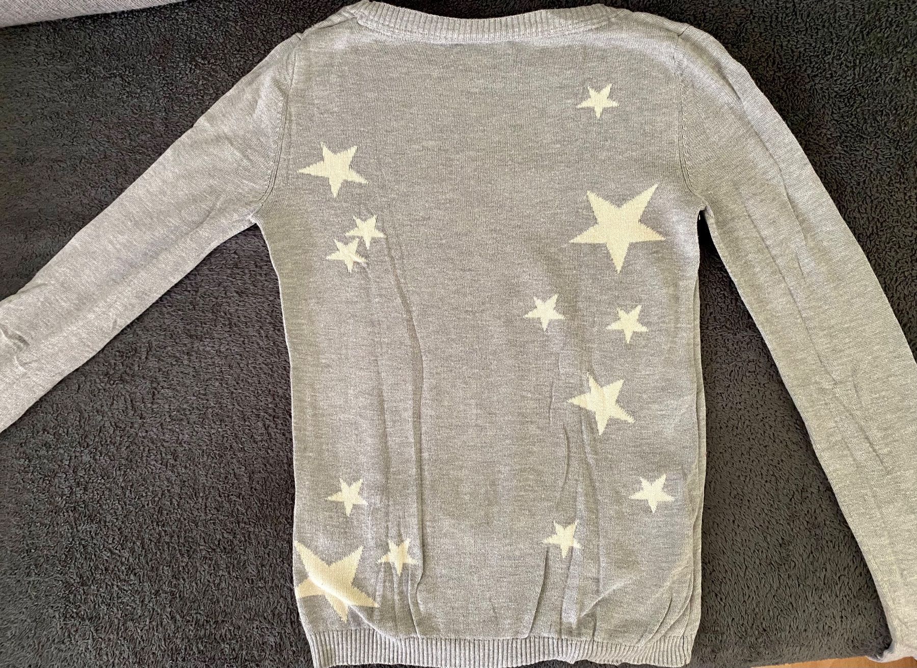 Maglioni & Felpe: Even & Odd Strickpullover Grau Sternen Oberteil Gr XS 34 – Usato da Langnau am Albis venduto da cynthia.jolene 3