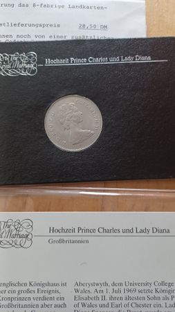 Hochzeit charles und Lady diana D 38.61mm Gedenkmünzen inklu