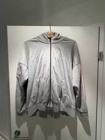 Kapuzenjacke Adidas grau Grösse XL guter Zustand